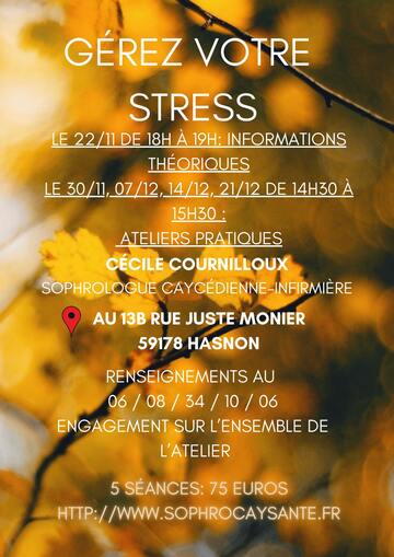 Gérez votre stress